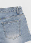 Diek Damaged Denim Shorts