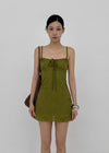 Quartz Jacquard Sleeveless Mini Dress