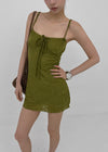 Quartz Jacquard Sleeveless Mini Dress