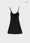 Quartz Jacquard Sleeveless Mini Dress