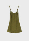 Quartz Jacquard Sleeveless Mini Dress
