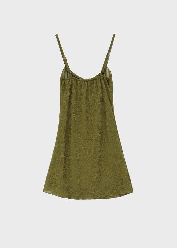 Quartz Jacquard Sleeveless Mini Dress