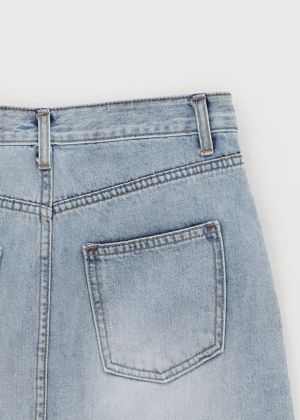 Shelter Denim Mini Skirt