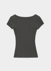 Atlete Deep V-neck Short Sleeve Tee