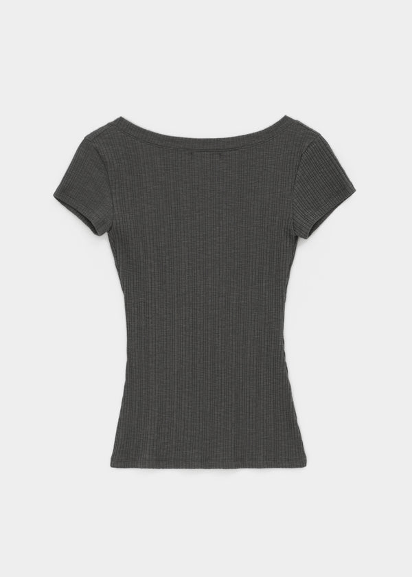 Atlete Deep V-neck Short Sleeve Tee
