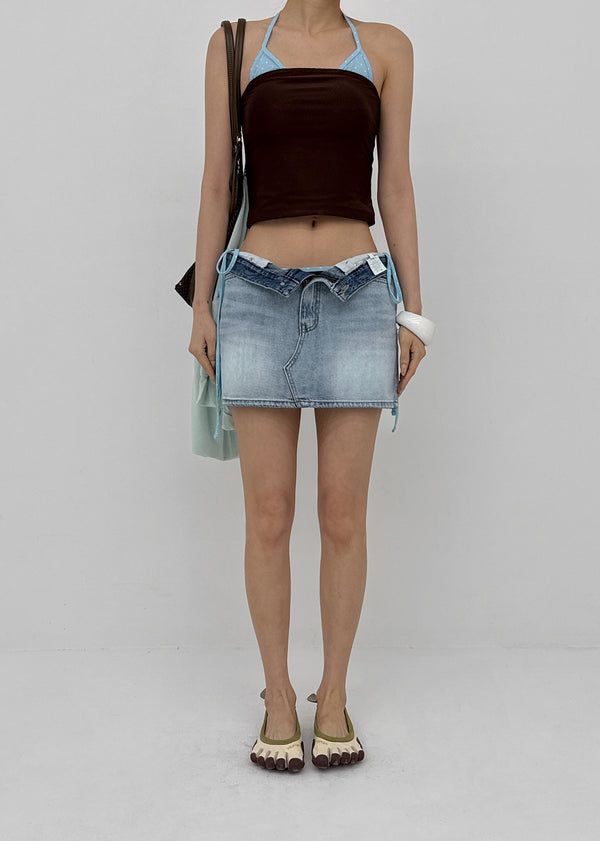 Shelter Denim Mini Skirt