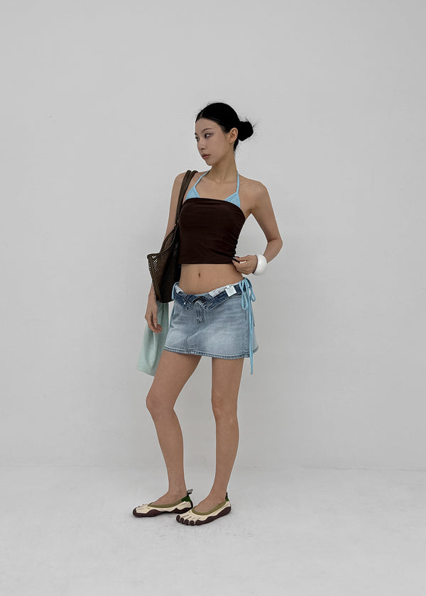 Shelter Denim Mini Skirt