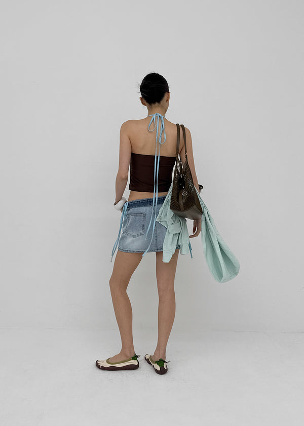 Shelter Denim Mini Skirt