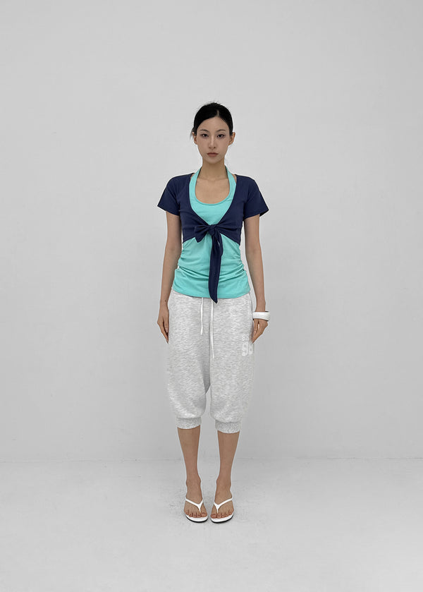 Epoch Short-sleeve Bolero Cardigan