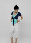 Epoch Short-sleeve Bolero Cardigan