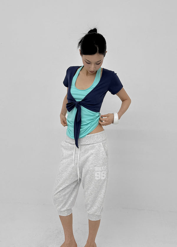 Epoch Short-sleeve Bolero Cardigan