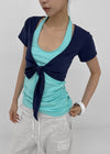 Epoch Short-sleeve Bolero Cardigan