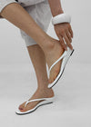 Lungs Low Wedge Heel Flip-flops