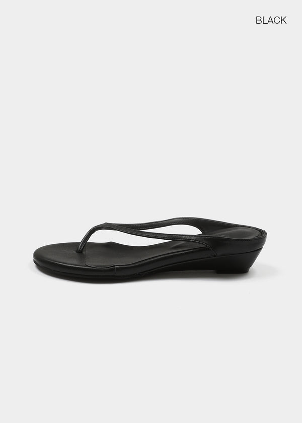Lungs Low Wedge Heel Flip-flops