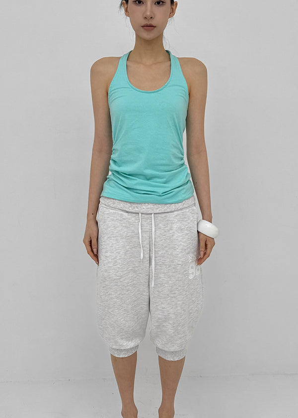 Soil Shirred Halter Sleeveless