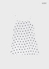 Spot Dot Satin Sleeveless Mini Dress