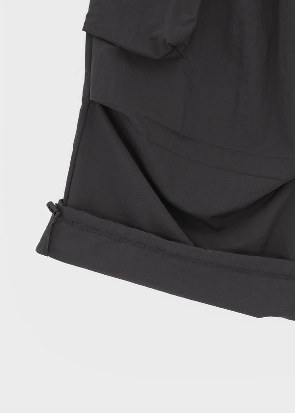 (UNISEX) Char Nylon Cargo String Pants