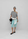 Urbans Henley Neck Mango Sleeveless (Built-in Cap)
