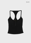 Urbans Henley Neck Mango Sleeveless (Built-in Cap)