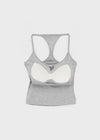 Urbans Henley Neck Mango Sleeveless (Built-in Cap)
