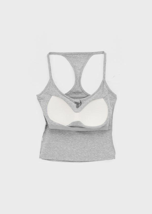 Urbans Henley Neck Mango Sleeveless (Built-in Cap)