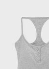 Urbans Henley Neck Mango Sleeveless (Built-in Cap)