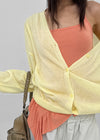Krat Oversized Linen Cardigan