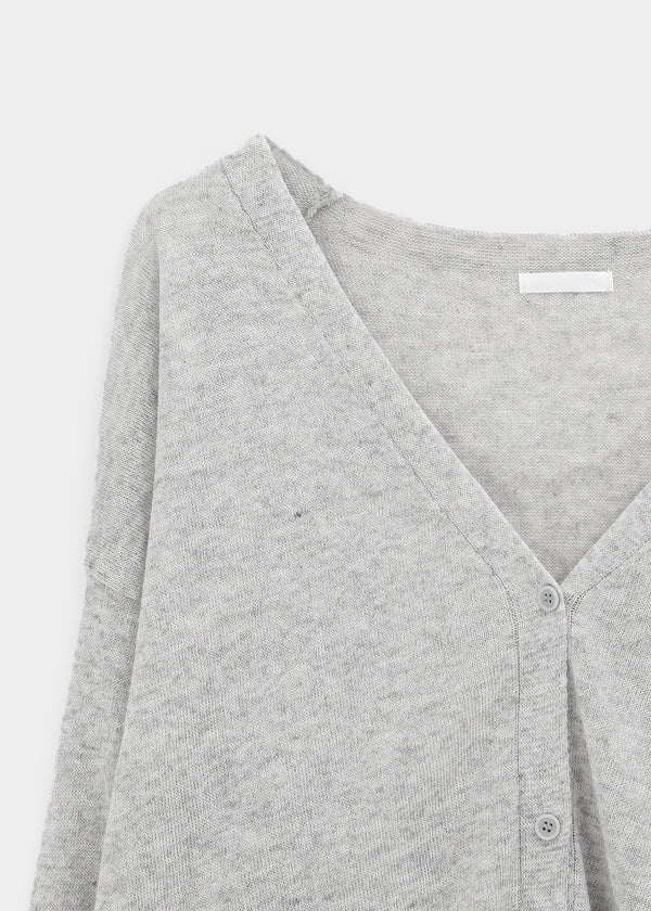 Krat Oversized Linen Cardigan