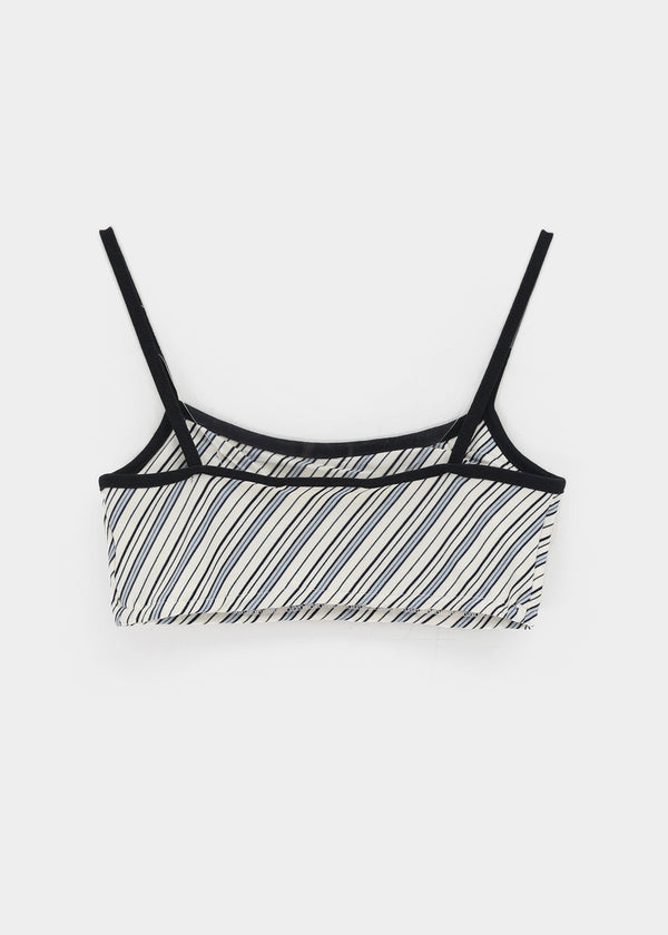 Laform Striped Bra Top (Built-in Cap)