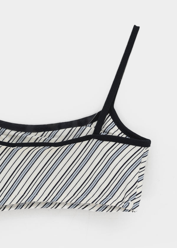 Laform Striped Bra Top (Built-in Cap)