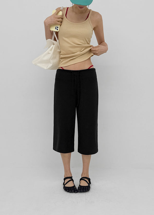 Bien Wide Capri Elastic Pants