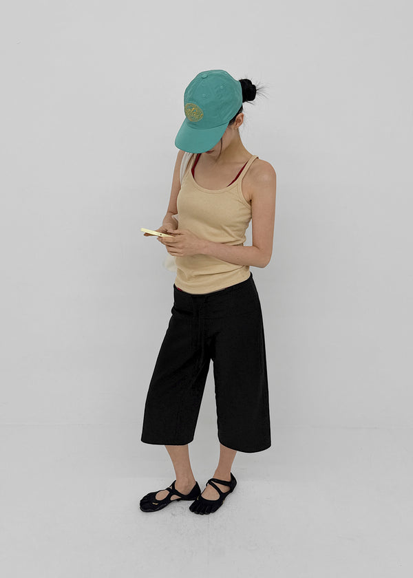 Bien Wide Capri Elastic Pants