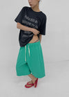 (UNISEX) Webs Bermuda Elastic Pants