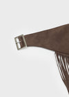 Timker Fringe Suede Belt
