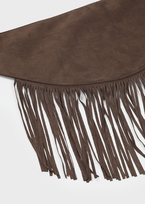 Timker Fringe Suede Belt