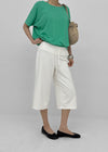 Bien Wide Capri Elastic Pants