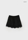 Cosmo Lace Satin Miniskirt