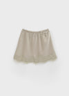 Cosmo Lace Satin Miniskirt
