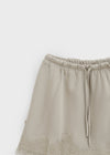 Cosmo Lace Satin Miniskirt