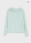 Static Loose Fit Summer Zip-up Hoodie