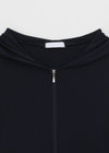 Static Loose Fit Summer Zip-up Hoodie