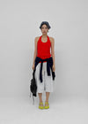 Soil Shirred Halter Sleeveless