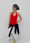Soil Shirred Halter Sleeveless