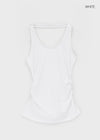 Soil Shirred Halter Sleeveless