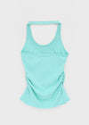 Soil Shirred Halter Sleeveless