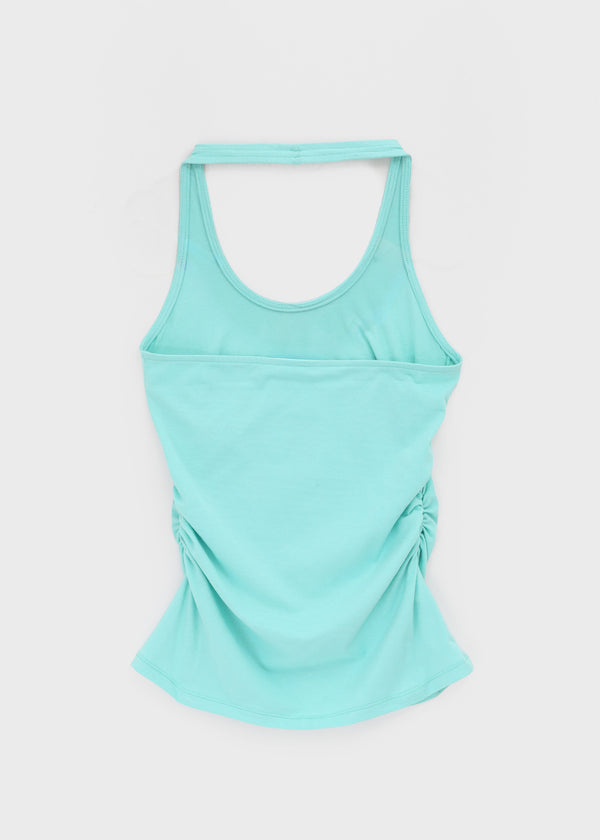 Soil Shirred Halter Sleeveless