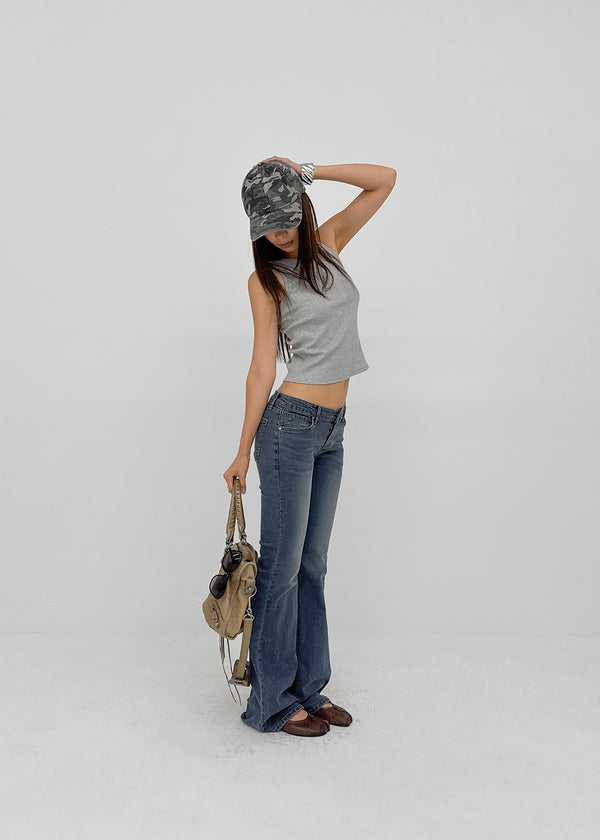 [MADE] Blur Low Rise Bootcut Denim Pants