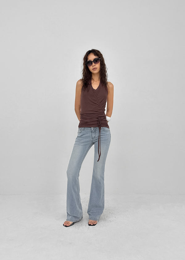[MADE] Blur Low Rise Bootcut Denim Pants