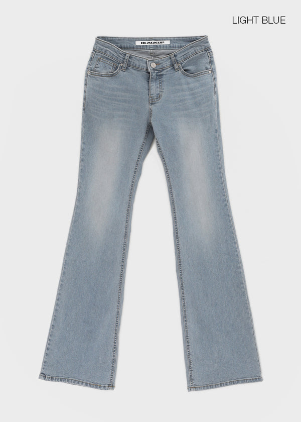 [MADE] Blur Low Rise Bootcut Denim Pants