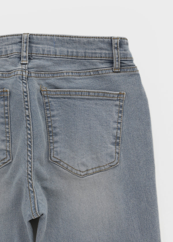 [MADE] Blur Low Rise Bootcut Denim Pants